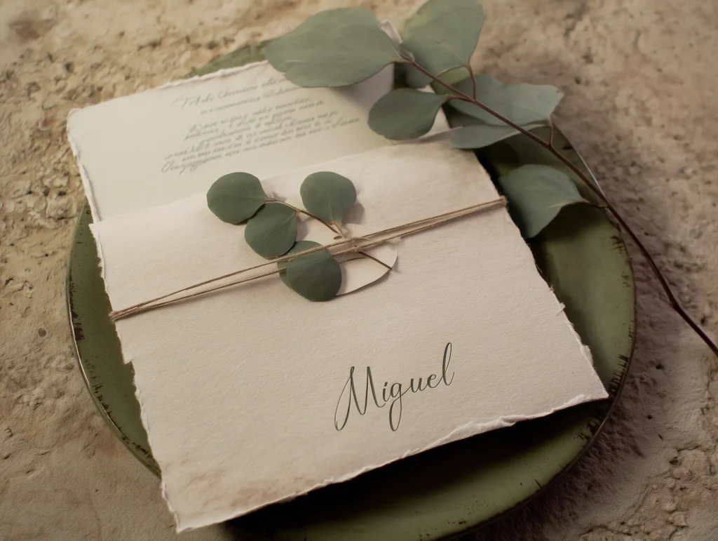 Invitación Comunión Miguel invitación personalizada Málaga Manos Genuinas