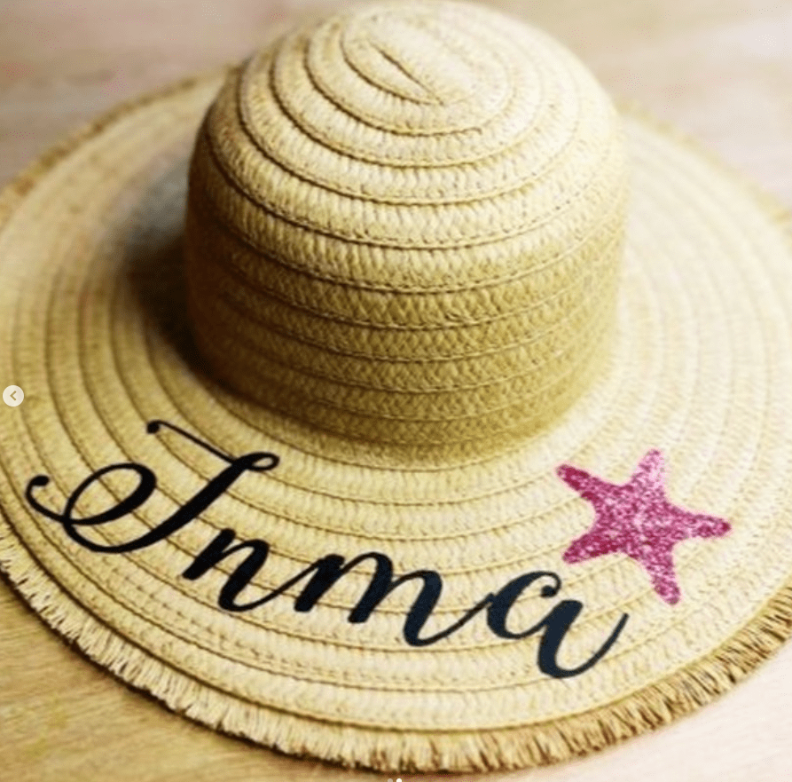 Sombrero Inma Personalizado detalle personalizado artesanal Málaga Manos Genuinas